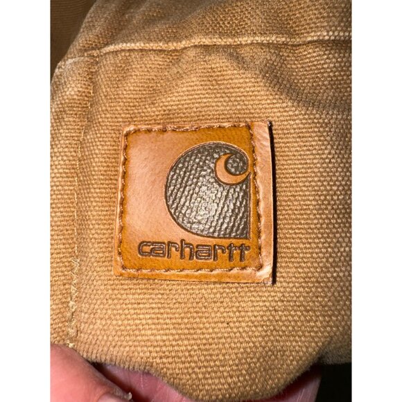 Carhartt Chore Coat Barn Jacket XL Tan Cotton Duck Quilted Linin Corduroy Collar - Picture 3 of 13